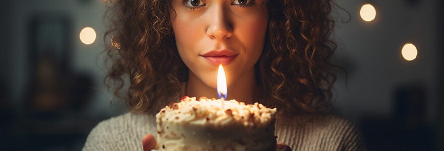 joyeux anniversaire à une femme